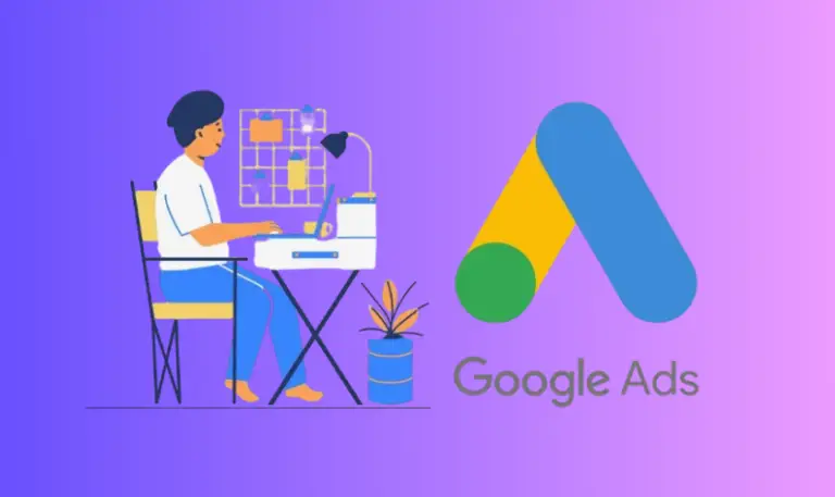 Google hirdetés képernyőképe, mely bemutatja a hirdetési kampány beállításait.