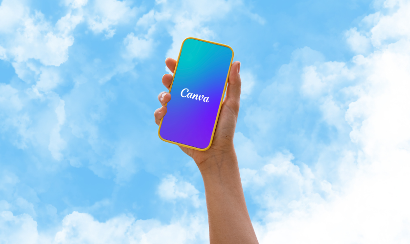 A Canva logója, amely a könnyű grafikai tervezést jelképezi.